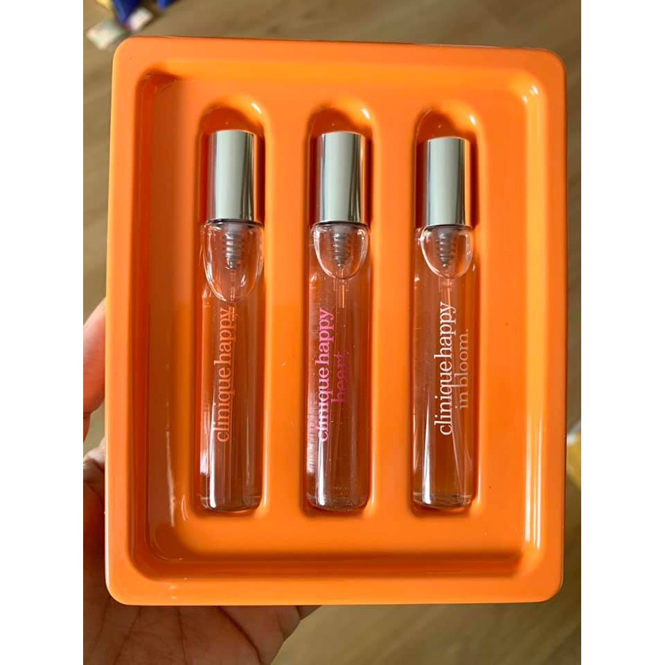 Set Nước Hoa Clinique Happy 5ml x 3 Chai