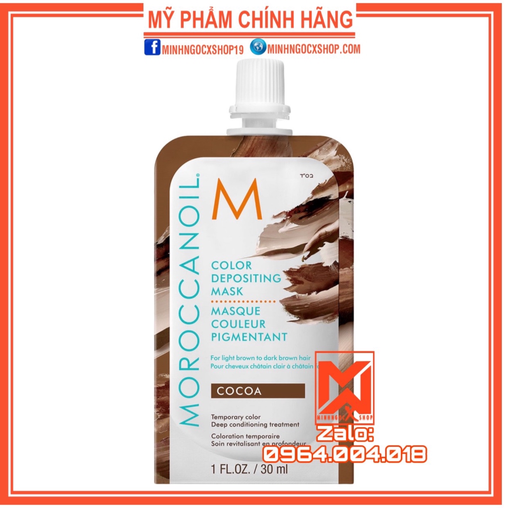 MOROCCANOIL HẤP GIỮ MÀU NÂU CA CAO MOROCCANOIL COCOA 30 - 200ML CHÍNH HÃNG