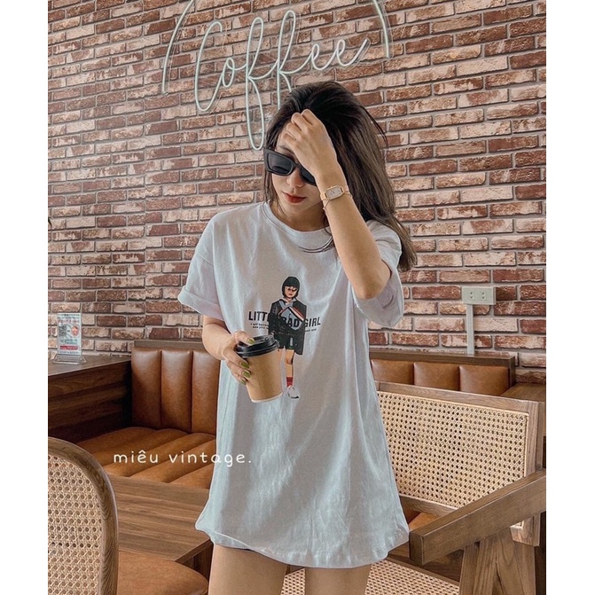 Sét áo phông cô bé LITT + quần đùi trơn TTS488