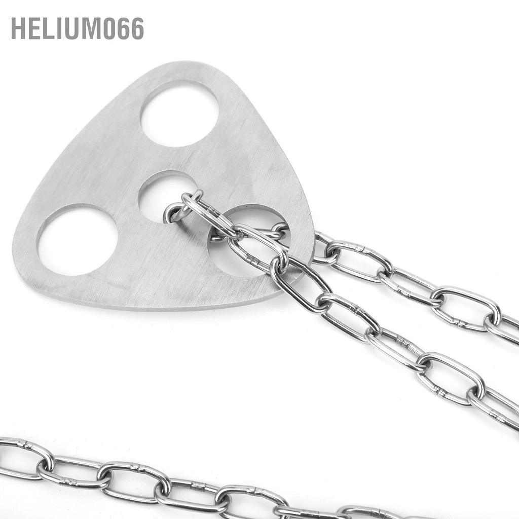 Helium066 Giá đỡ ba chân nồi bằng thép không gỉ Chuỗi di động cho các công cụ nấu ăn cắm trại ngoài trời