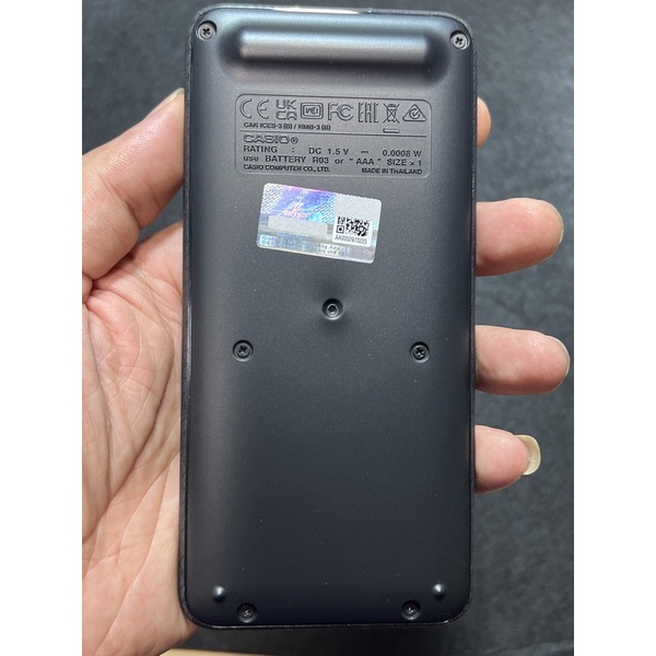 Máy tính Casio FX 880 BTG màu đen chính hãng, bảo hành 7 năm