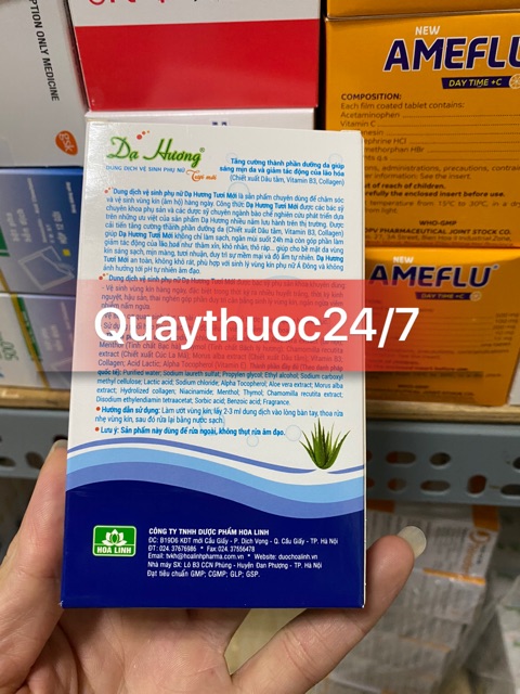 DUNG DỊCH VỆ SINH DẠ HƯƠNG
