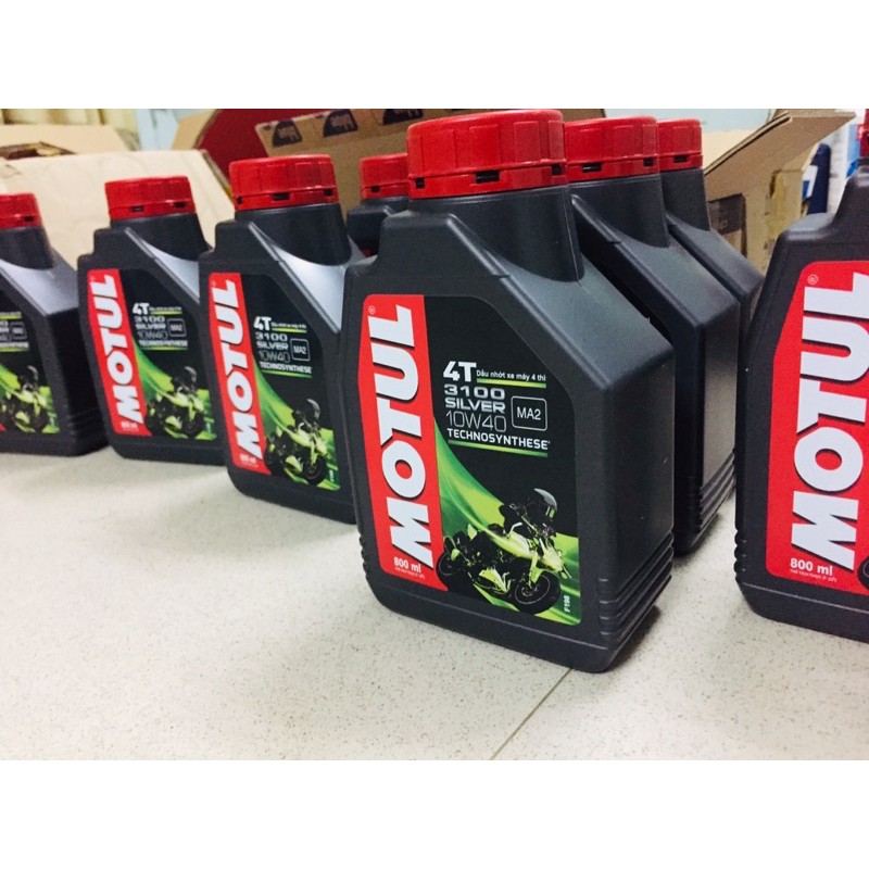 Nhớt Motul 3100 Silver 10W40 SM/MA2 cao cấp dành cho xe số