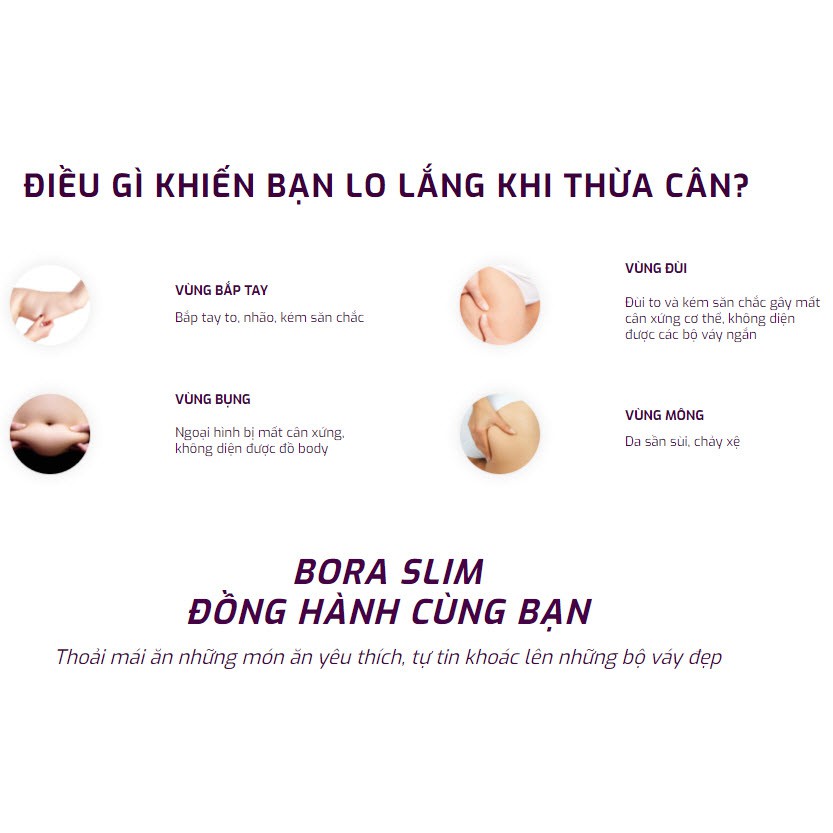 ✅ Bora Slim ❤️[ CHÍNH HÃNG ] ❤️ giảm cân cấp tốc - hộp 20 viên sủi