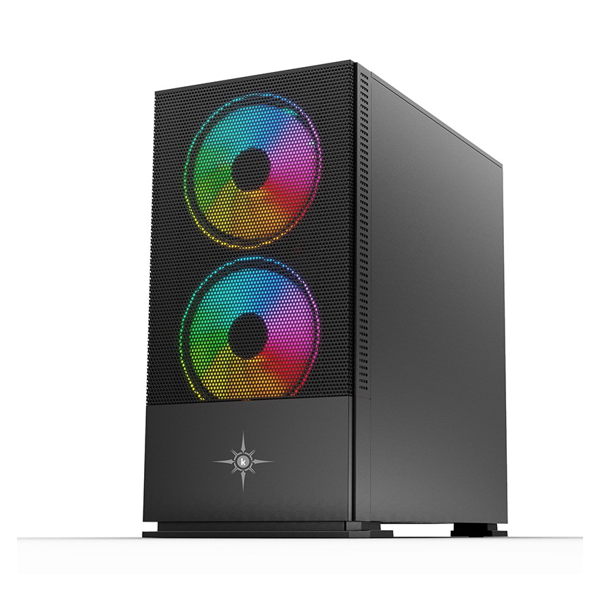 Vỏ case KENOO ESPORT G562 -3F - Black 3 fan RGB (Mid Tower/ Màu Đen) | WebRaoVat - webraovat.net.vn