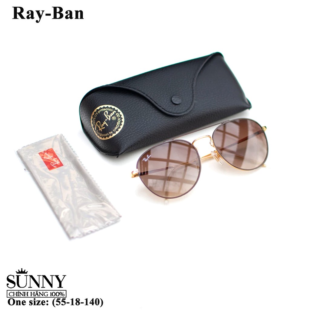 RB3589 - kính mát nam nữ Rayban chính hãng, bảo hành toàn quốc, có kèm tem chống hàng giả của bộ công an