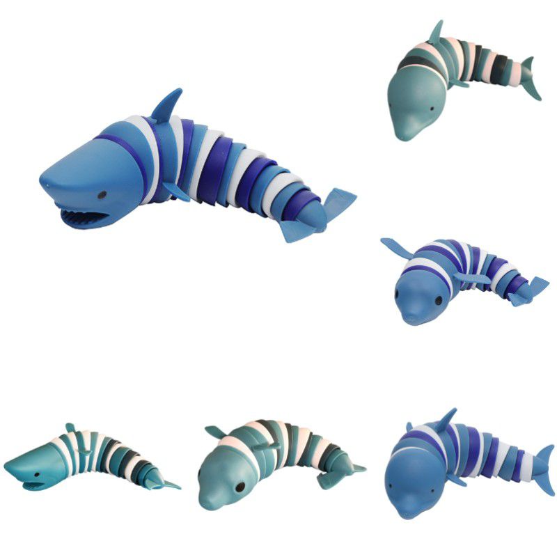 Đồ chơi căng thẳng giác quan cá mập biển và cá heo 3d để giảm lo âu