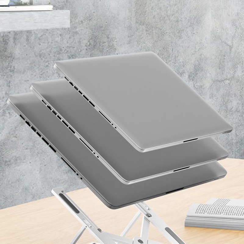 Có thể điều chỉnh Đế máy tính xách tay Gấp Lưới Di động Giá đỡ iPad Máy tính để bàn Hỗ trợ văn phòng YKD