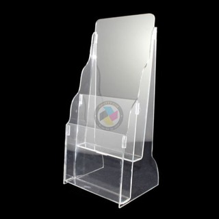 Kệ mica 2 ngăn đựng giấy A4 đứng (21cm x 29cm)