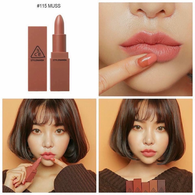 SON THỎI LÌ 3CE MOOD RECIPE MATTE LIP COLOR