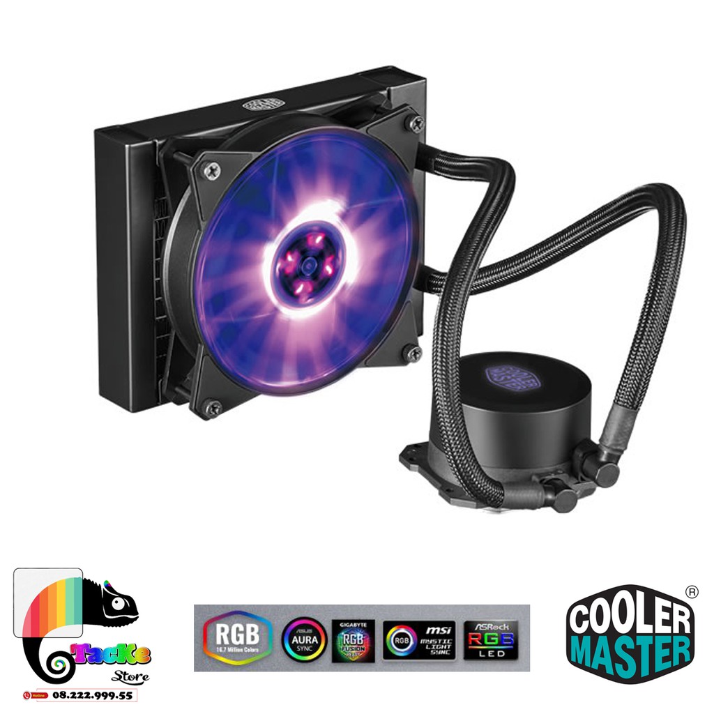 [Mã 159ELSALE hoàn 7% đơn 300K] Tản nhiệt nước CPU Cooler Master ML 120L RGB MasterLiQuid (MLW-D12M-A20PC-R1)