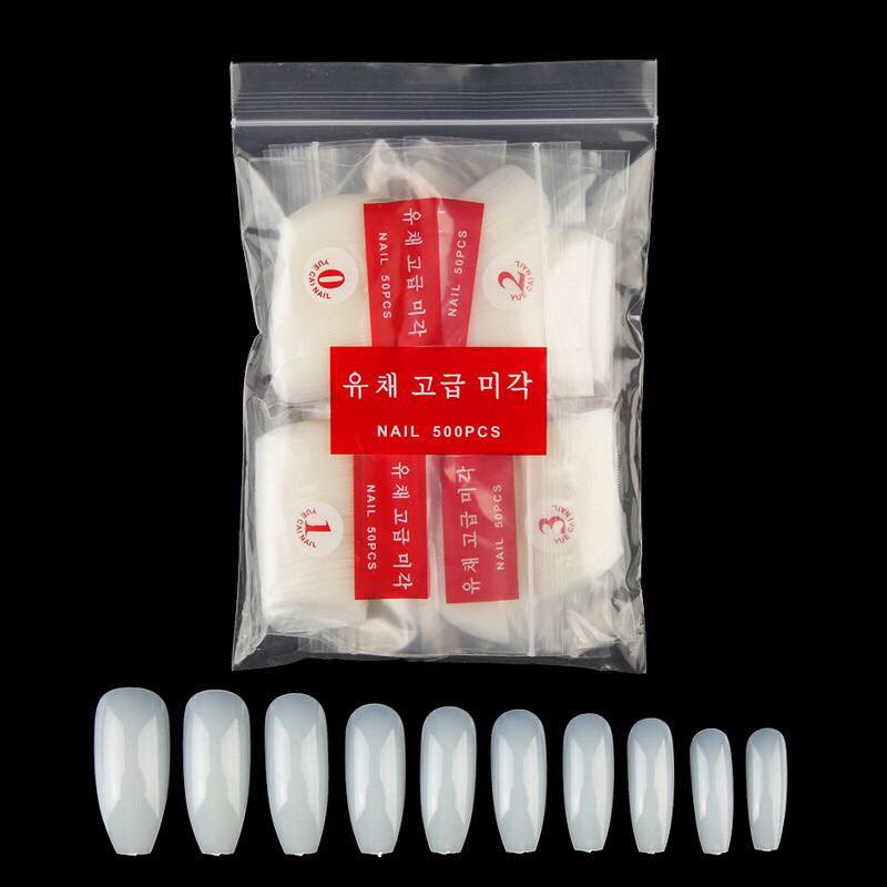 Túi 500 Móng Úp hàn xịn xò  (Fom Bầu)