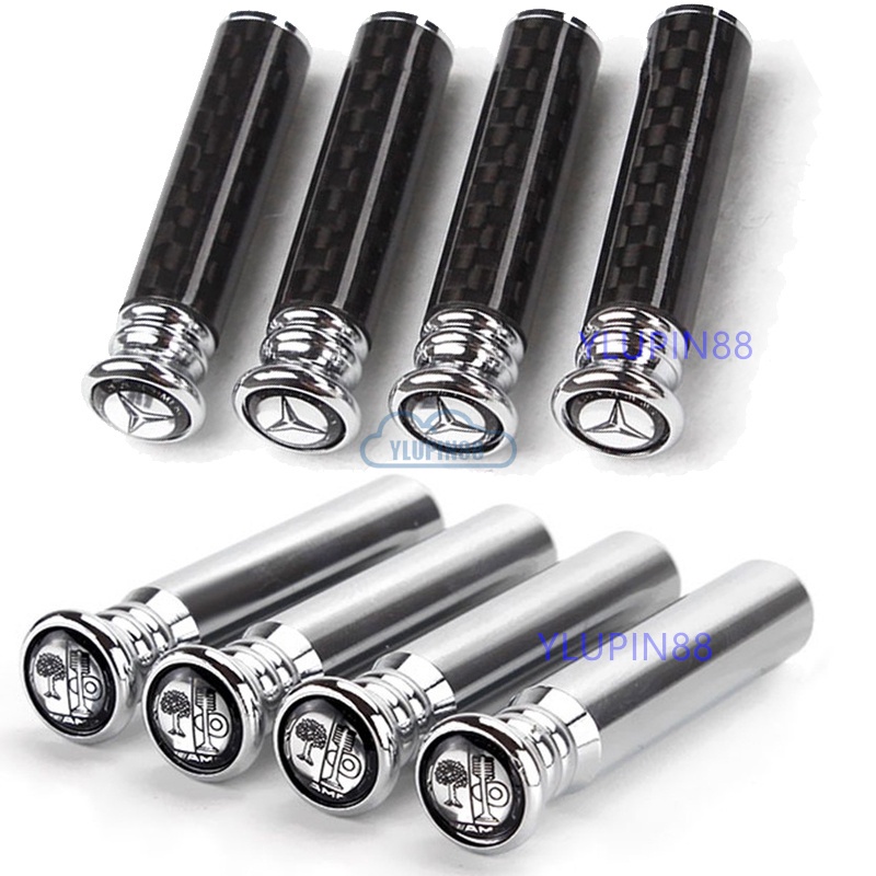 Bộ 4 Chốt Khóa Cửa Xe Hơi Bằng Sợi Carbon Cho Mercedes Benz amg W203 W210 W211 W124 W204 W202 W212 C200 W205 W220 190E W140