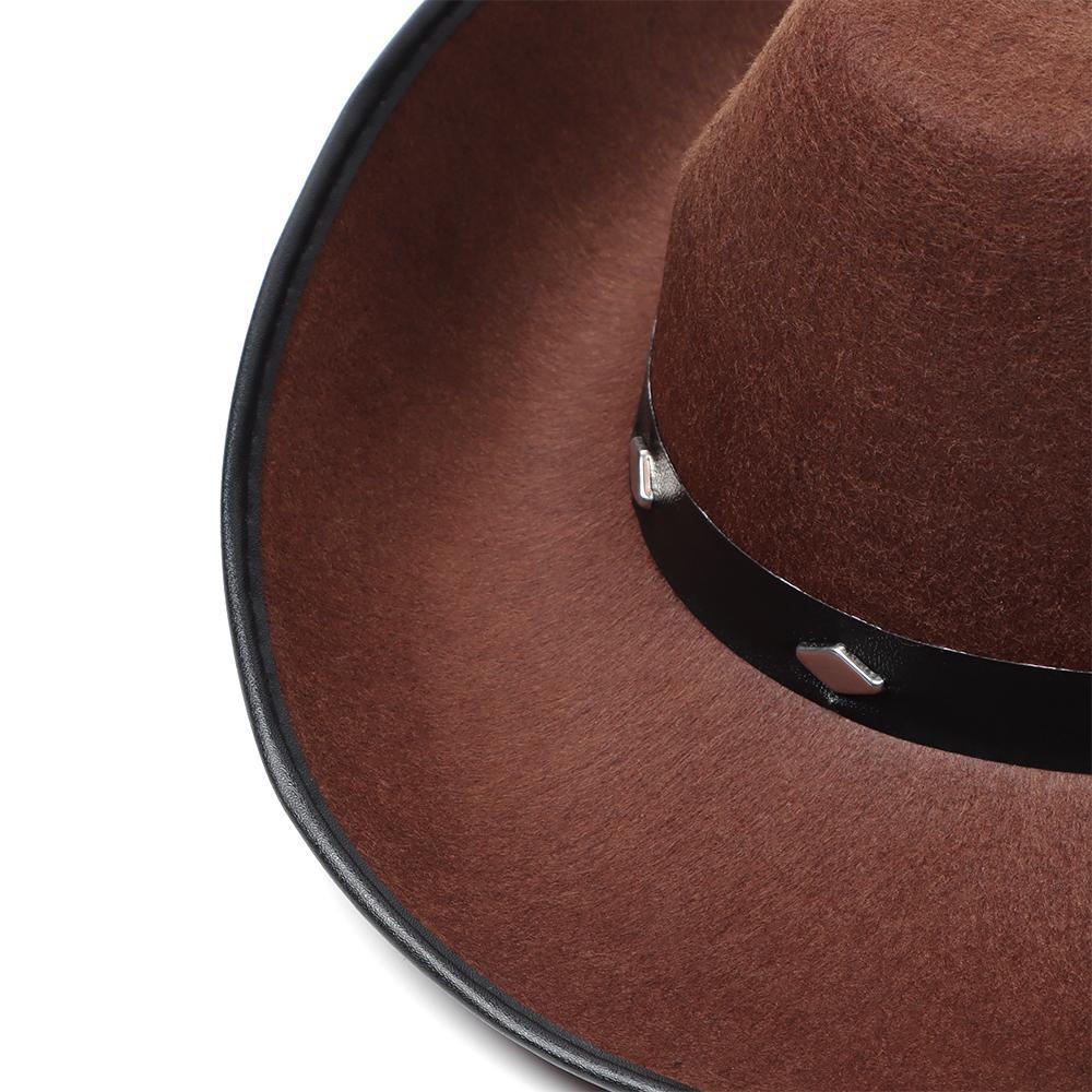 SUMU Mũ Cao Bồi Bằng Polyester Sáng Tạo Phong Cách Phương Tây