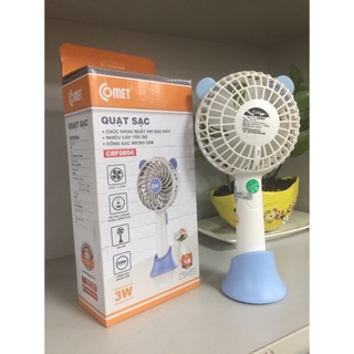 QUẠT SẠC CẦM TAY COMET CRF0804
