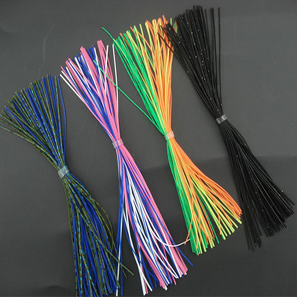 MUVAKO Bộ 50 Mồi Câu Cá Nhân Tạo Bằng Silicon Mềm Không Có Râu