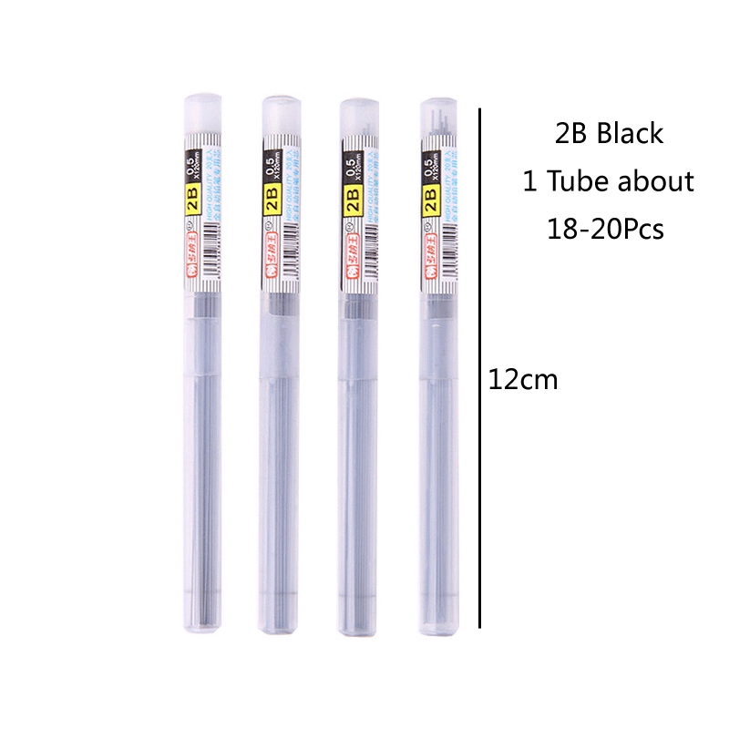 [Mã LIFE0803ALL giảm 10% đơn 0K] Ruột bút chì cơ 2B thay thế ngòi 0.7mm 0.5mm tùy chọn tiện lợi