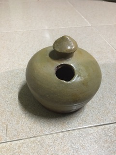 Bình đựng vôi-sản phẩm gốm phù lãng
