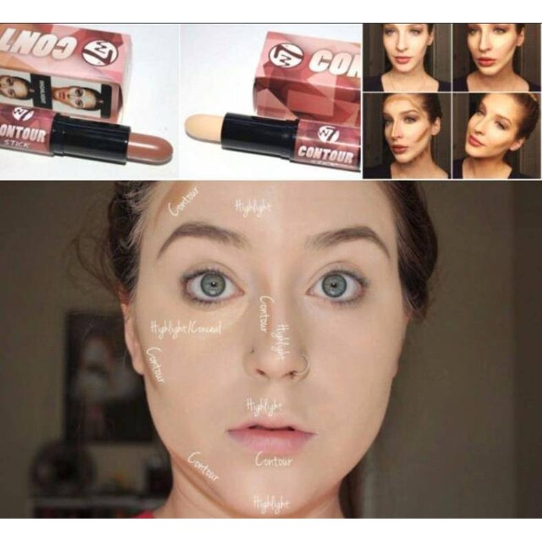 Tạo khối dạng thỏi W7 Contour Stick