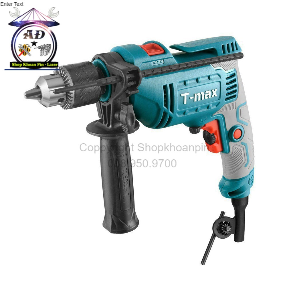 Máy khoan Máy Bắn Vít TMax ID550 công suất 550W lõi đồng cắm điện, máy khỏe sử dụng tiện lợi cho mọi công việc