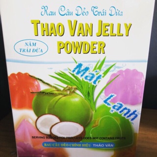 Rau câu dừa Thảo Vân hộp 12 gói