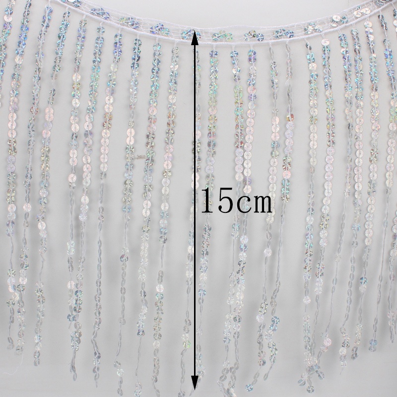 Phụ Kiện Tua Rua 15cm 3yards Nhiều Màu Sắc Dùng Cho Múa Bụng