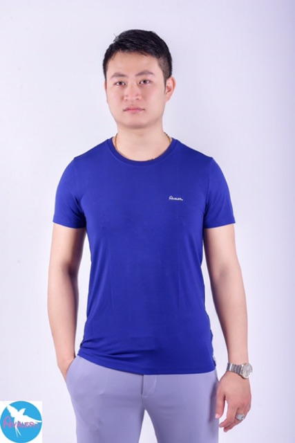 Áo nam cổ tròn Avaler sợi tre chính hãng mềm mát nhiều màu