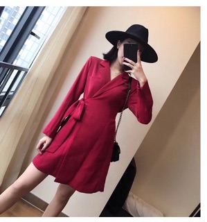 ĐẦM TAY DÀI ĐẮP CHÉO