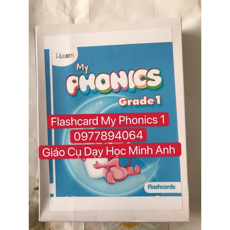 Flashcards  My Phonics 1☘️52 thẻ thiết kế hai mặt  siêu bền đẹp 💯