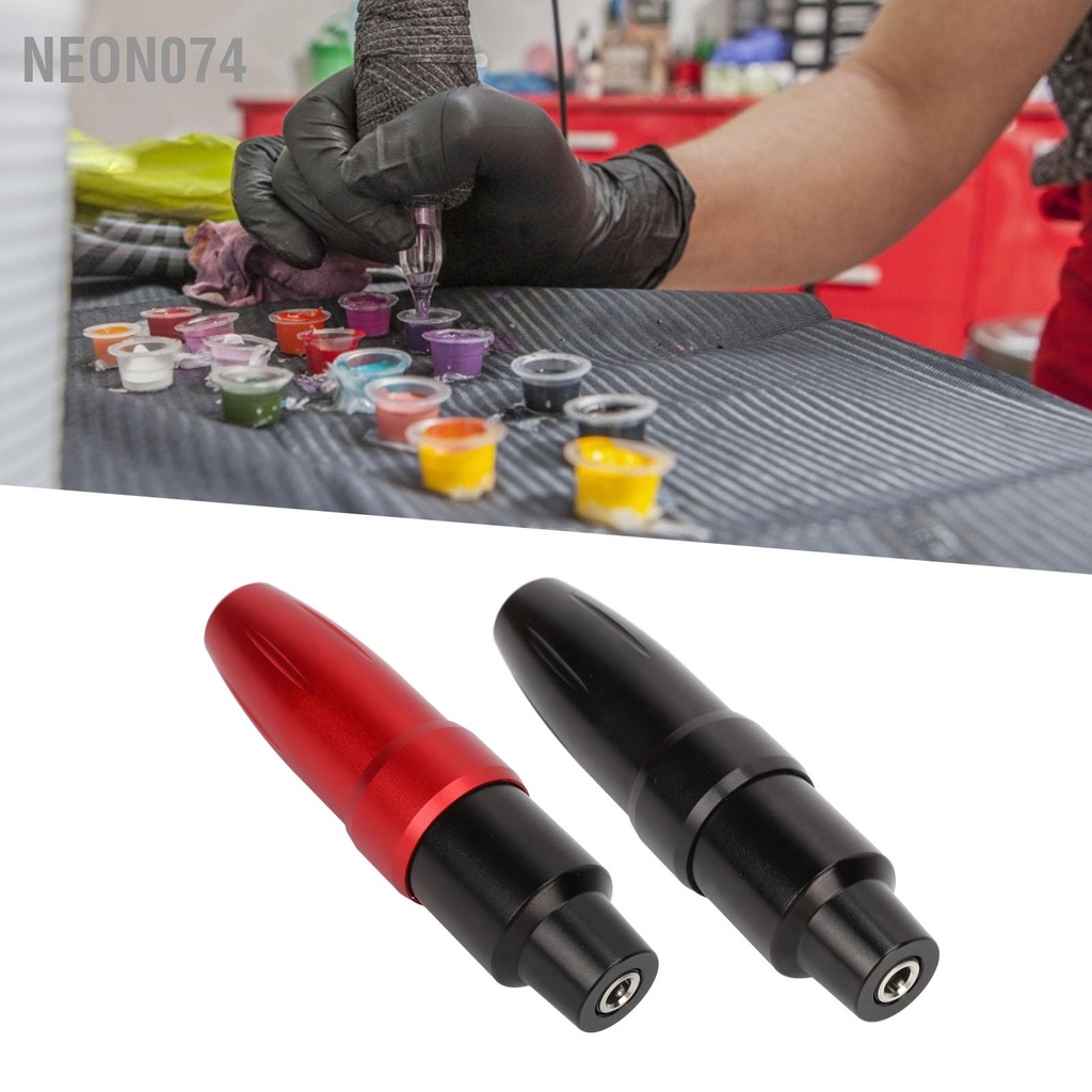 Bút Xăm Hình Chuyên Nghiệp Chất Lượng Cao - Hợp kim nhôm Ergonomic Liner Shader DC cho nghệ sĩ Tattoo - Neon074