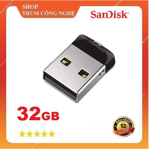 USB Sandisk Cruzer Fit 32GB-16GB nhỏ mini | BigBuy360 - bigbuy360.vn