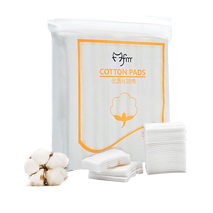 Bông tẩy trang cotton pads 3 lớp túi 222 miếng hàng nội địa trung -Hàng Chính Hãng Loại  1