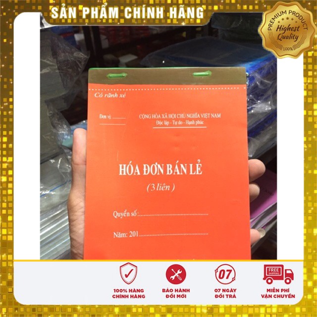 Hoá đơn bán lẻ A4/A5 (1liên,2liên,3liên)