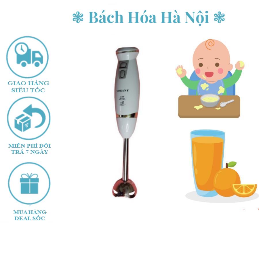 Máy Xay Cầm Tay Đa Năng Đơn Sokany HB250A - Thiết bị xay trộn thịt, hoa quả, thức ăn dặm