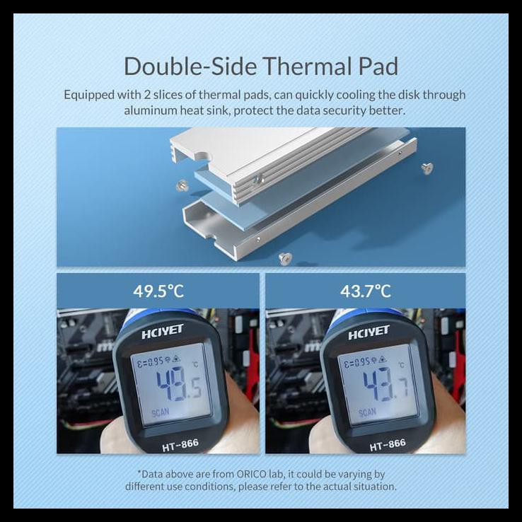 Bộ Tản Nhiệt Kép Orico M.2 Ssd Nvme Sata M2Sra - Blue Mpd175 | BigBuy360 - bigbuy360.vn