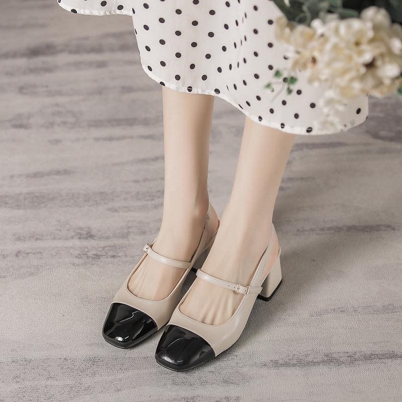 Giày cao gót hở gót