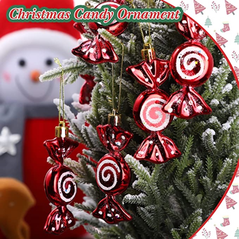 Set 6 Phụ Kiện Treo Trang Trí Cây Thông Noel Dễ Thương