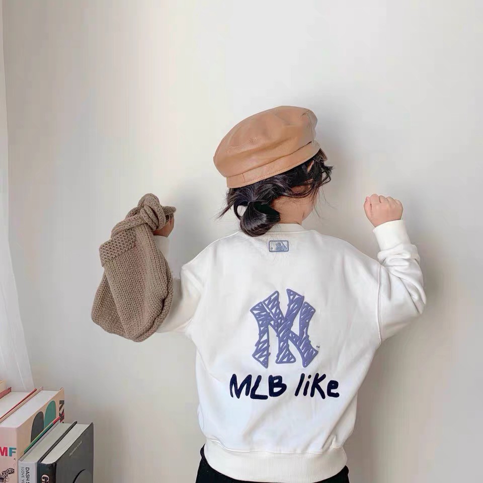 Áo nỉ Mlb Newyour cho bé , áo nỉ dáng rộng cao cấp unisex , Samyy_vn