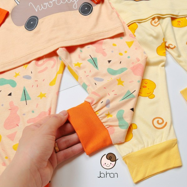 Bộ dài tay thun lạnh✨FREE SHIP✨loại 1 cho bé cực dễ thương 7-18kg