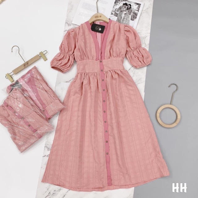 🎀 Đầm Xoè Cổ V 🎀