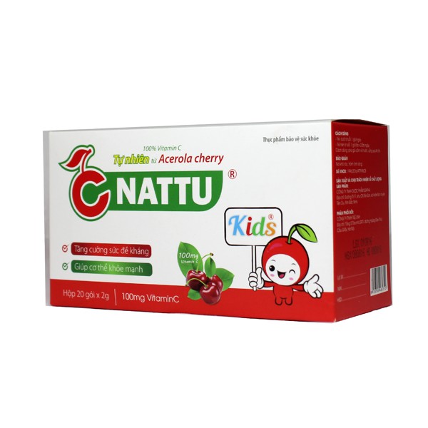 ✔️️️C NATTU Kids - Tăng cường sức đề kháng, Giúp cơ thể bé khoẻ mạnh - Tuệ Linh