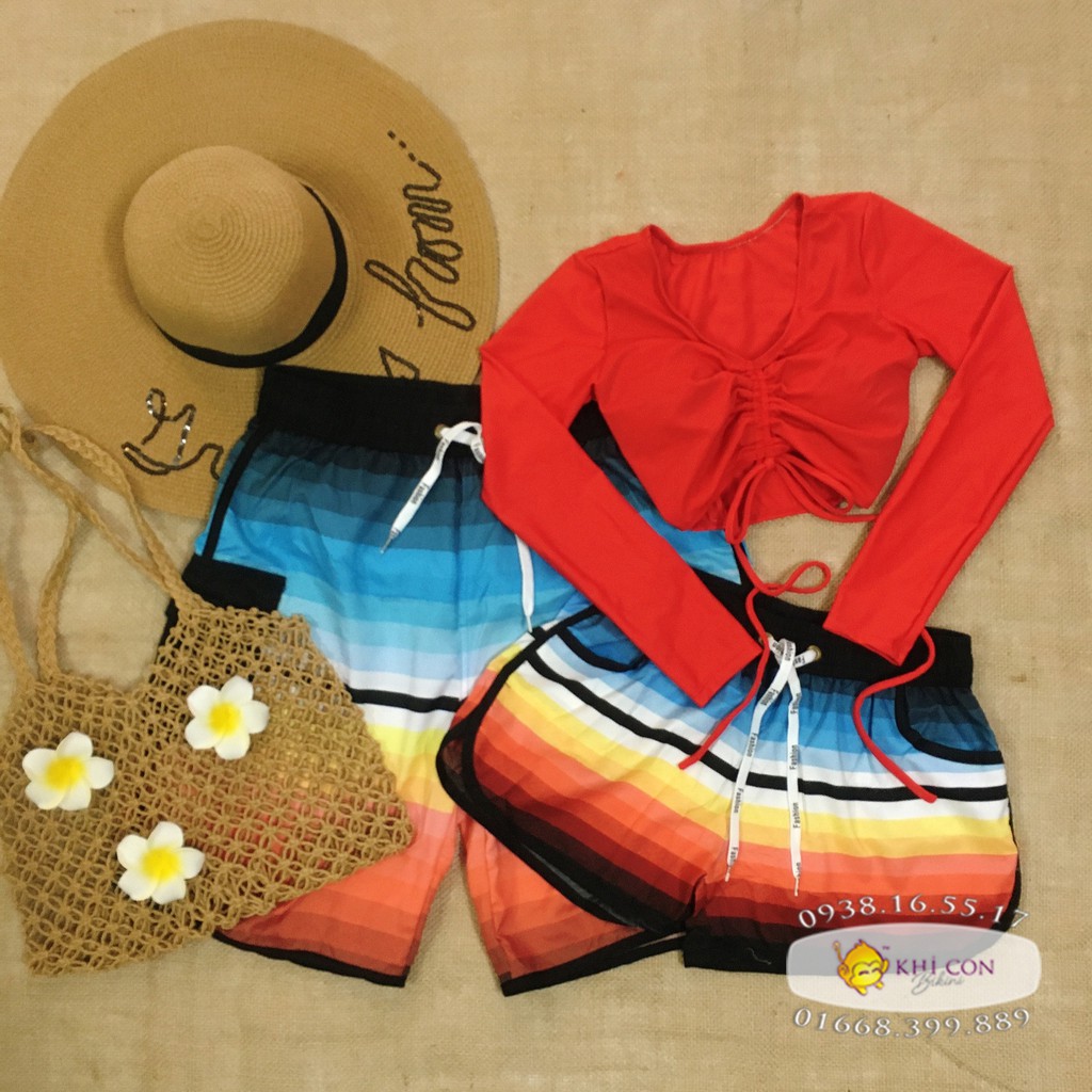 ĐỒ ĐÔI, QUẦN COUPLE ĐI BIỂN, QUẦN ĐÔI ĐI BIỂN, QUẦN CẶP ĐI BIỂN, QUẦN DÙ ĐI BIỂN CẦU VỒNG, ÁO TAY DÀI 2020
