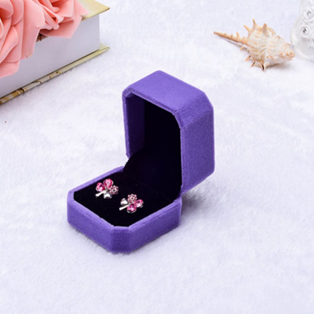 Hộp đựng trang sức 10 màu bằng vải nhung chất lượng cao