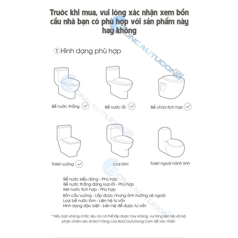 Nắp Bồn Cầu Thông Minh TOMA - Hàng Nhâp Khẩu