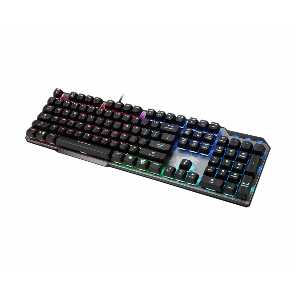 Bàn phím cơ gaming MSI Vigor GK50 Elite LL US màu đen (Kailh standard white switches)