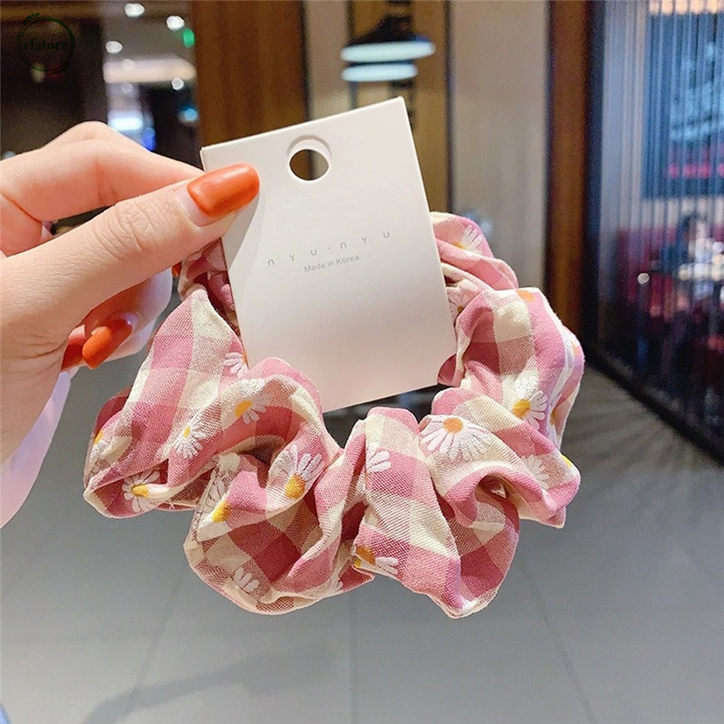 Dây Buộc Tóc Mặt Hình Hoa Cúc