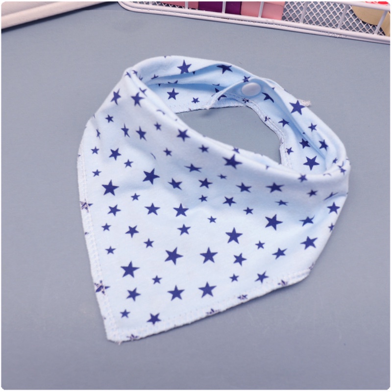 Mới 1 Yếm Cotton Tam Giác Họa Tiết Hoạt Hình Cho Bé