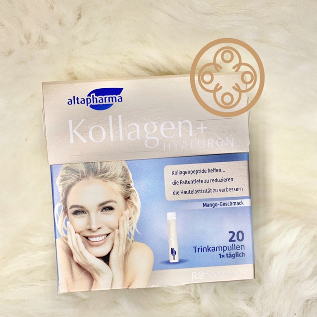Kollagen dạng nước Kollagen + Hyaluron của Altapharma