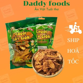200g chuối sấy giòn Đà Lạt siêu ngon, hàng mới date mới