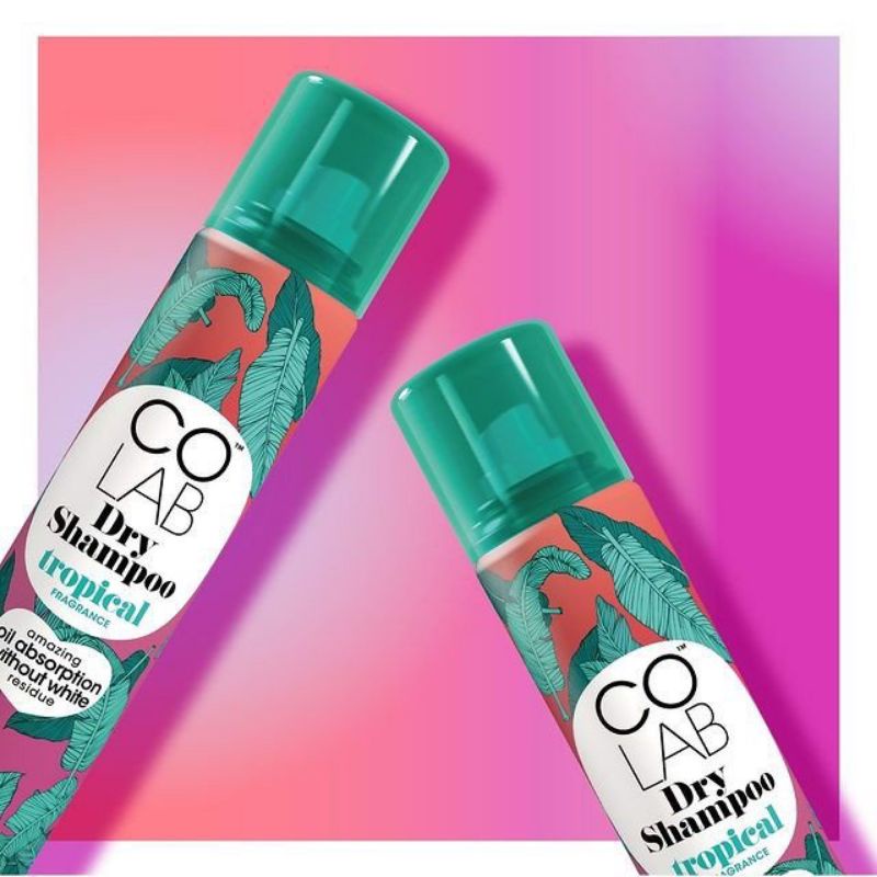Dầu gội khô Colab tropical 200ml giúp làm sạch tóc sau 5s